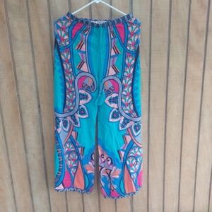 Flying Tomato Women's Multi Color Mid Rise Wide Leg Pants